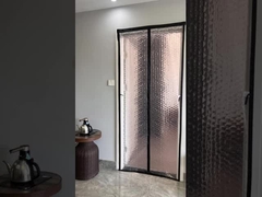 Magnetic Clear Plastic Door Anti Dust Film Door 100x210cm Tirai Pemisah Transparan