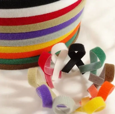 Durable Hook And Loop Cable Ties Wide Narrow Colored Velcro Tape Roll