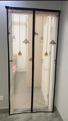 Tirai Pintu Jaring Magnetik Populer untuk Pintu dan Jendela, Bernapas dan Fungsional dalam Warna-warni